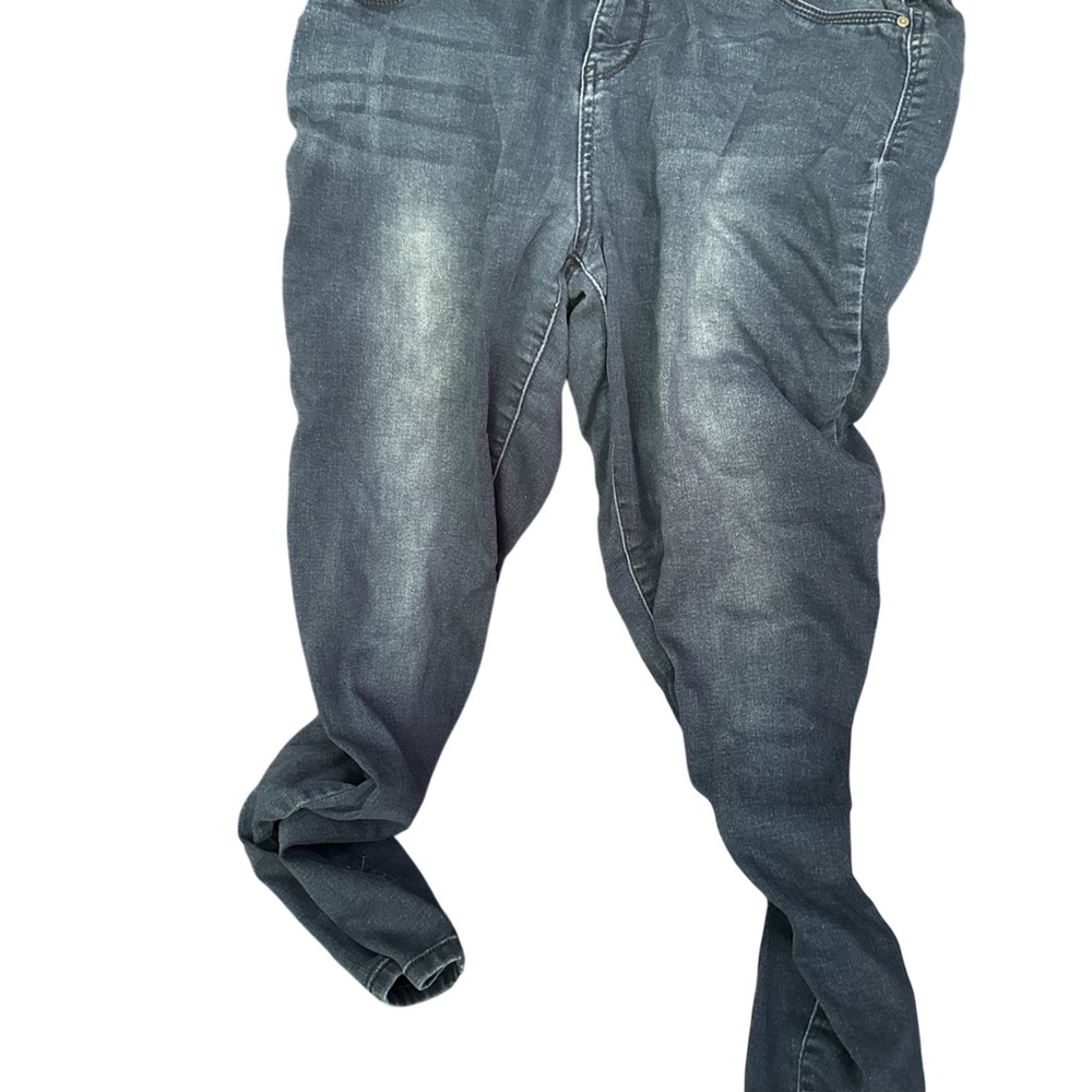 Source Unknown Blue Skinny Jeans with Distressed Look